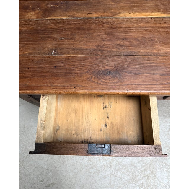 Antique Oak Stepped Desk, 1890s For Sale - Image 14 of 16
