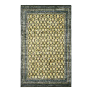 Ward + Gray Mengikat HandKnotted 100% Ghazni Wool Runner Rug, 2.5' X 12'