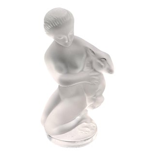 Crystal Rabbit Figurine from Lalique, 1980s For Sale