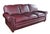 Elevate your living room, study, or executive office with this exceptional Hancock & Moore 3-cushion leather club sofa....