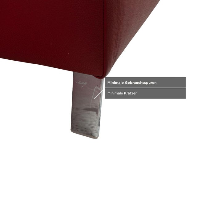 Red Leather Corner Sofa from Willi Schillig For Sale - Image 11 of 18