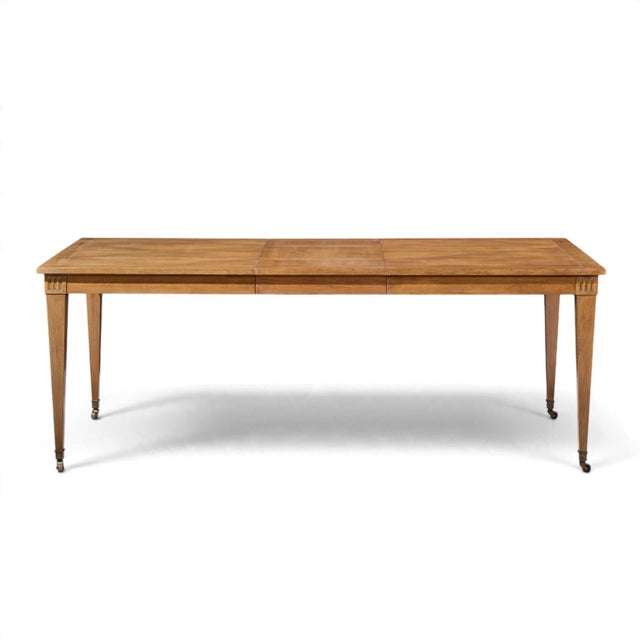 Baker Furniture French Regency Expanding Dining Table With 2 Leaves For Sale - Image 10 of 14