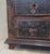 Early 20th Century Antique Romanian Folk Painted Pine Cupboard With Drawers and a Door For Sale - Image 5 of 14