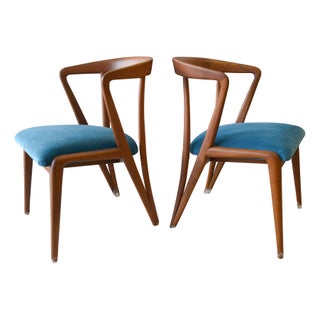 Vintage Bertha Schaefer/Gio Ponti Chairs - A Pair For Sale