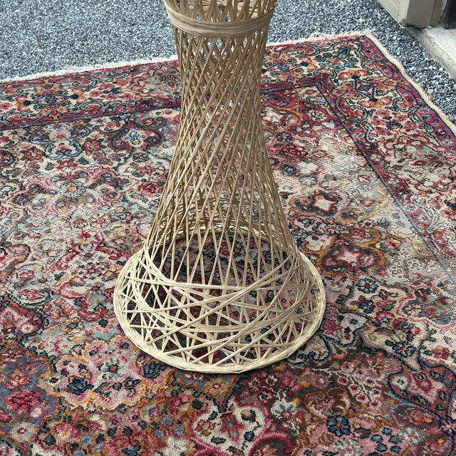 Mid 20th Century Russell Woodard Spun Fiberglass Planter Plant Stand Pedestal For Sale - Image 5 of 9