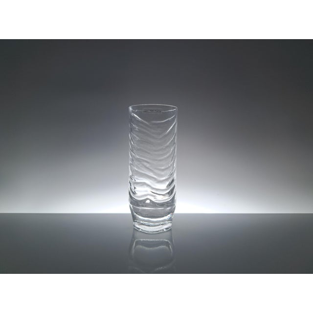 Crystal Highball Glasses by Fabio Frontini for Arnolfo Di Cambio, 1970s, Set of 6 For Sale - Image 6 of 10