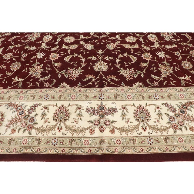 Vintage Chinese Tabriz Rug, 12’00 X 15’04 For Sale - Image 4 of 8