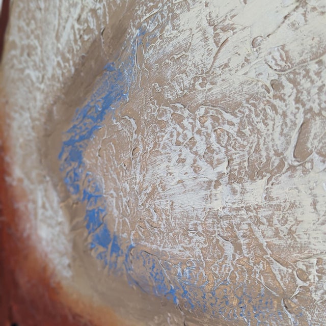 1960s Signed Anderson Abstract Desert Landscape Oil Painting, Mid-Century Modern Framed Art For Sale In Los Angeles - Image 6 of 15