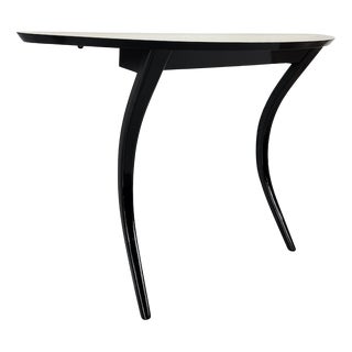 Vintage Demi-Lune Console Table, 1950 For Sale
