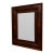 19th Century Antique Ogee Flame Mahogany Framed Mirror For Sale