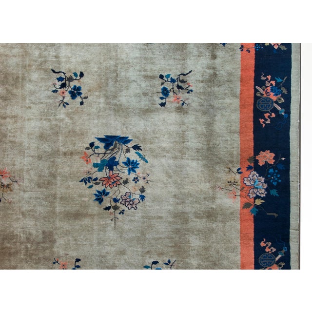 Early 20th Century Chinese Feti Rug For Sale - Image 10 of 14