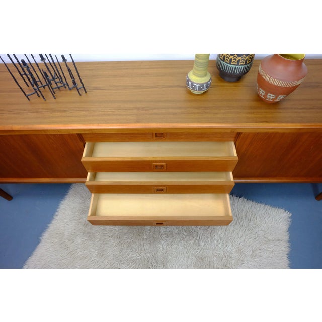 Teak Veneer Sideboard by H.W. Klein for Bramin, 1960s For Sale - Image 10 of 13