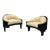 A Pair of Henry Glass Island Lounge Chairs For Sale