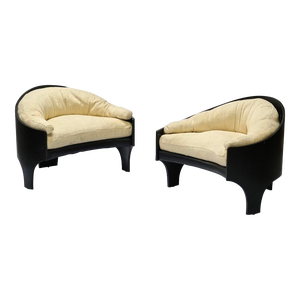 A Pair of Henry Glass Island Lounge Chairs