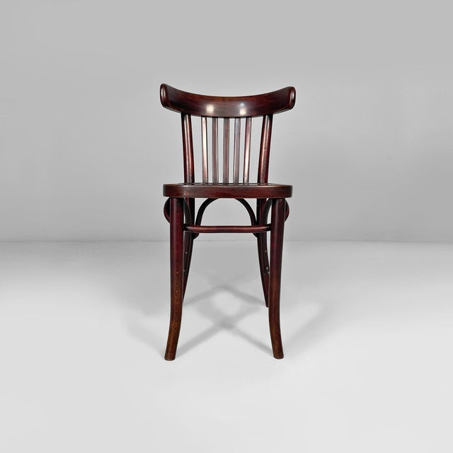Vintage Austrian Chairs in Wood by Thonet, 1930s, Set of 8 For Sale - Image 3 of 14