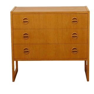 Vintage Danish Chest of Drawers in Oak by Arne Wahl Iversen, 1960 For Sale