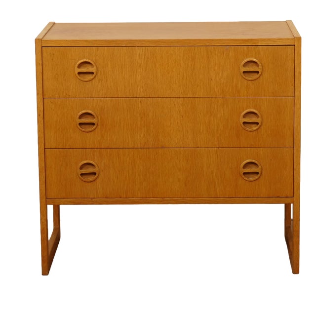 Vintage Danish Chest of Drawers in Oak by Arne Wahl Iversen, 1960 For Sale