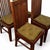1990s Vintage Mango Wood High-Back Dining Chairs, 1990s, Set of 4 For Sale - Image 5 of 7