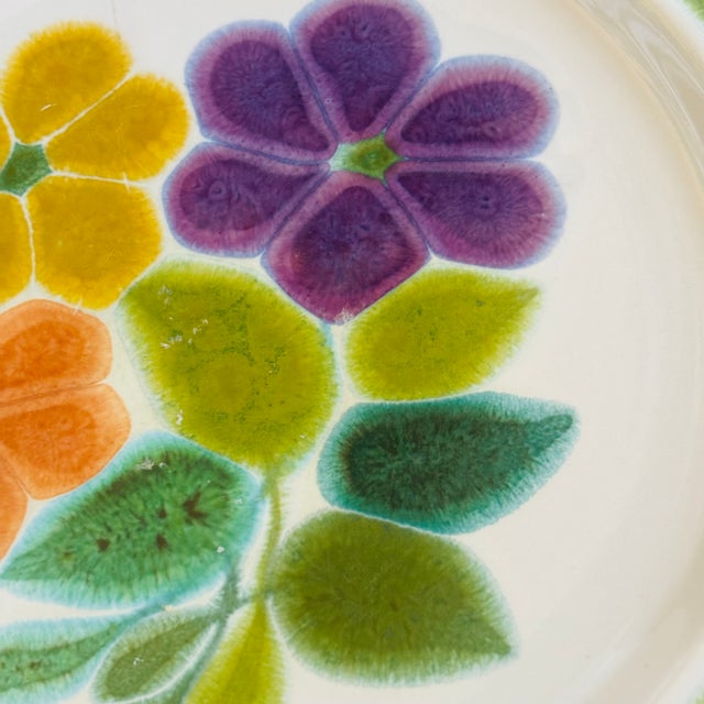 Ceramic Franciscan Earthenware Floral Salad Plates - Set of 5 For Sale - Image 7 of 10