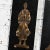 Black Mid-20th Century Asian Cast Bronze Figures on Black Wood Plaques Signed Gansu Set of 4 For Sale - Image 8 of 12