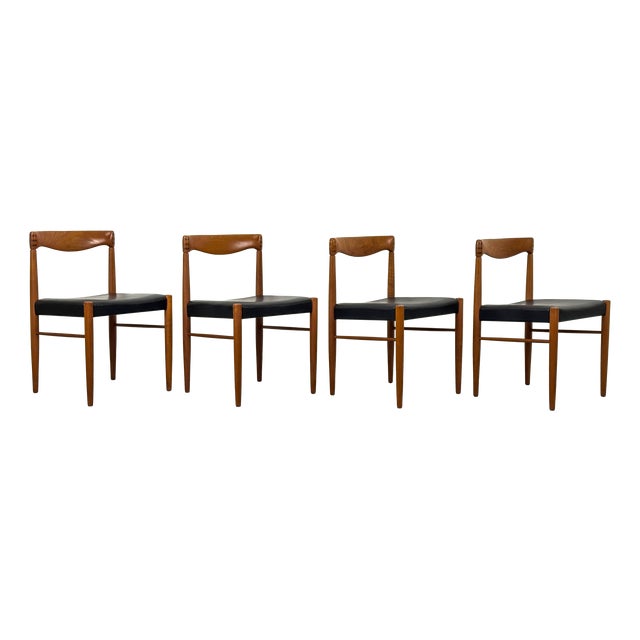 Danish Teak Dining Chairs by H. W. Klein for Bramin, 1960s, Set of 4 For Sale