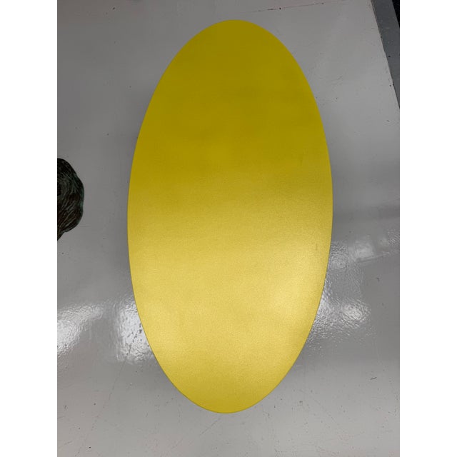 Yellow Vintage Coffee Table, 1980s For Sale - Image 8 of 9