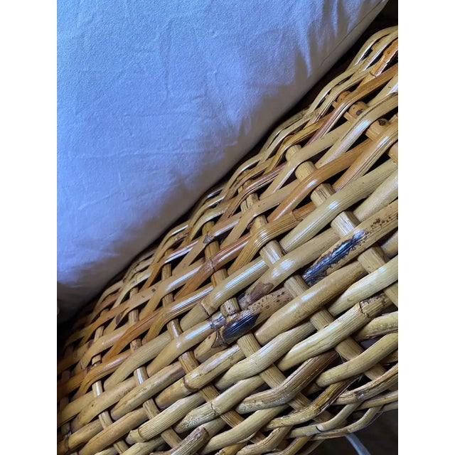 Ralph Lauren Woven Rattan and Bamboo Sofa For Sale - Image 10 of 13