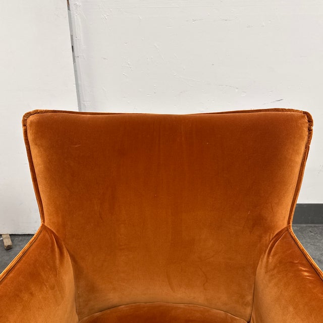 Orange Four Hands Jacob Swivel Chairs, Pair For Sale - Image 8 of 12