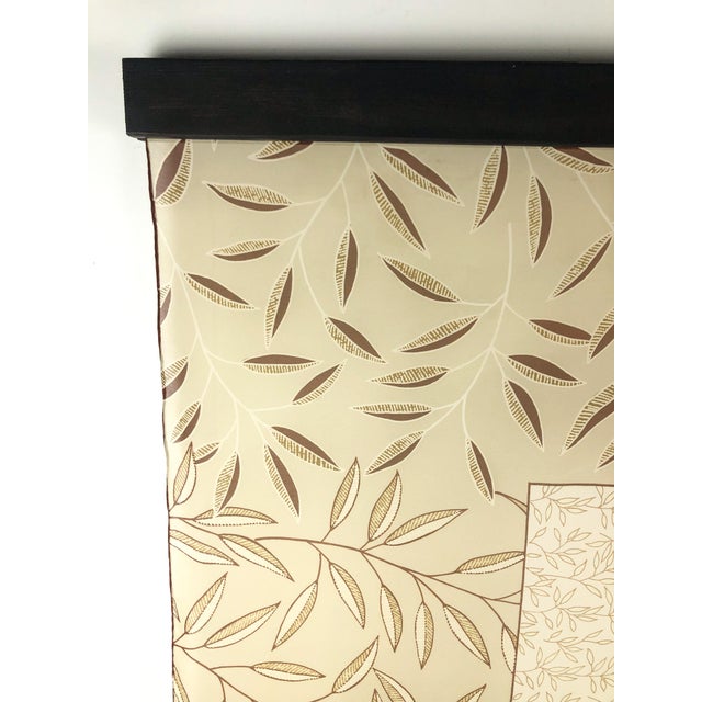1980s Pure Silk Halston Vintage Scarf With Wall Hanging Scarf Holder For Sale - Image 5 of 5