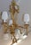 Bronze 1950s Louis XV French Style Gilt Bronze 6 Light Chandelier For Sale - Image 8 of 15