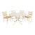 Brown Jordan Labeled Neoclassical Style Garden Dining Suite For Sale