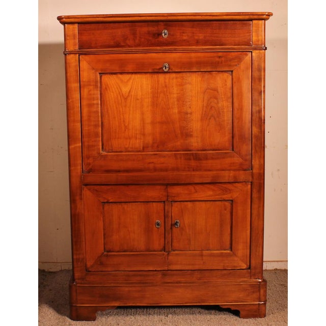 Cherrywood Secretary, France, 19th Century For Sale - Image 13 of 13