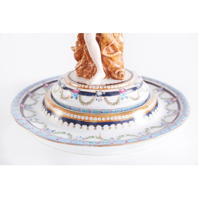 Late 20th Century Gilt Gold / Glazed Porcelain Decorative Bowls - a Pair For Sale In New York - Image 6 of 13