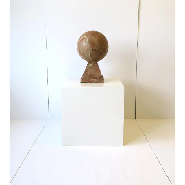 Art Deco Marble Sphere Sculpture, Modern Art Deco, Circa Early-20th Century For Sale - Image 3 of 13
