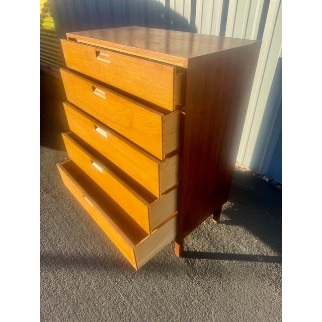 1960s Milo Baughman Highboy Chest of Drawers for Directional For Sale - Image 5 of 8