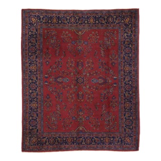 Antique Turkish Sparta Rug - 8'00 X 9'08 For Sale