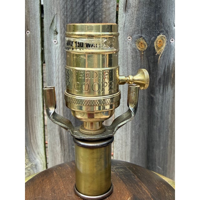 Frederick Cooper Drip Glaze Pottery Lamp For Sale - Image 10 of 10