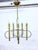 Chandelier in Brass, Chrome and Glass from Sciolari, 1960s For Sale - Image 9 of 11