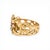 Early 20th Century Antique Art Nouveau Gargoyle Ring 18k Gold - Ruby Eyes & Diamond Mouth, Size 7.5 For Sale - Image 5 of 8