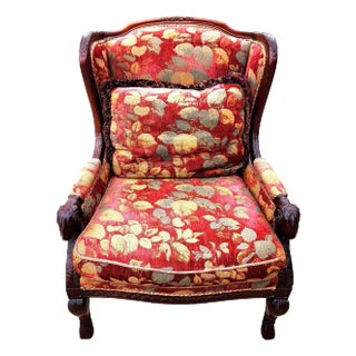 Library Reading Lounge Chair by Key City Furniture For Sale