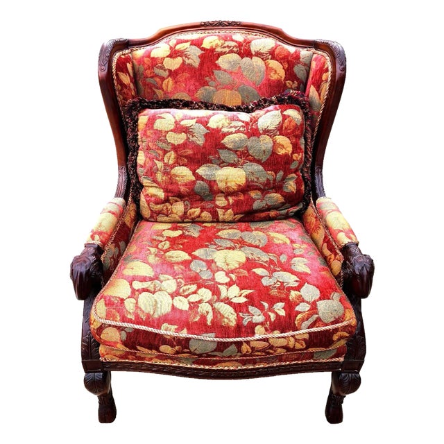 Library Reading Lounge Chair by Key City Furniture For Sale