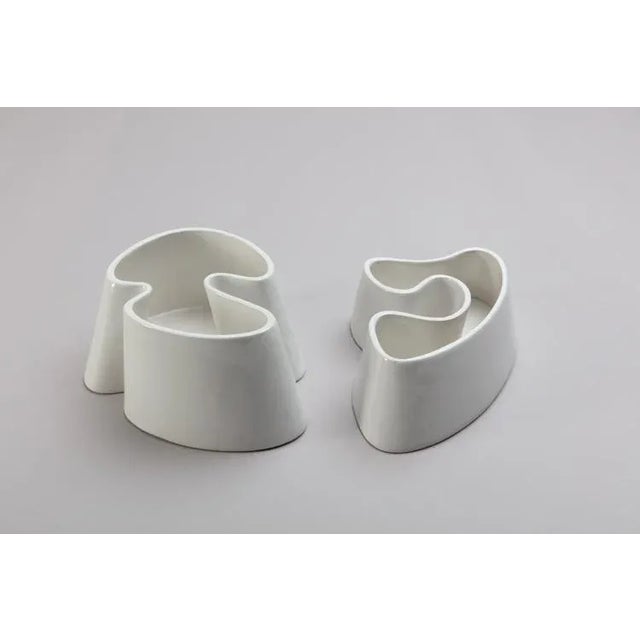 Danese Mod. 4027 & 4028 Vases by Angelo Mangiarotti, 1964, Set of 2 For Sale - Image 4 of 8