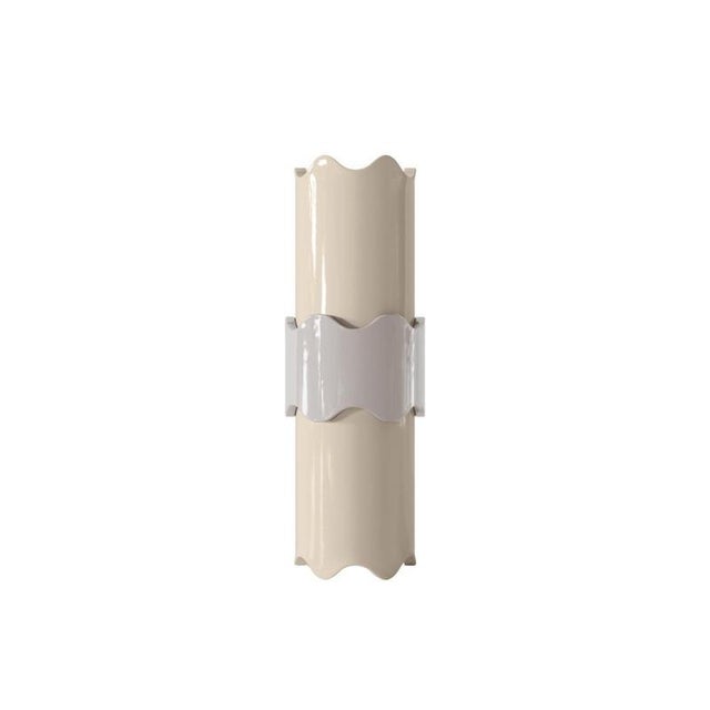 Malone wall light in ceramic with glossy lacquered finish by popus editions. Dimensions: w 14 x d 11 x h 40 cm. Materials:...
