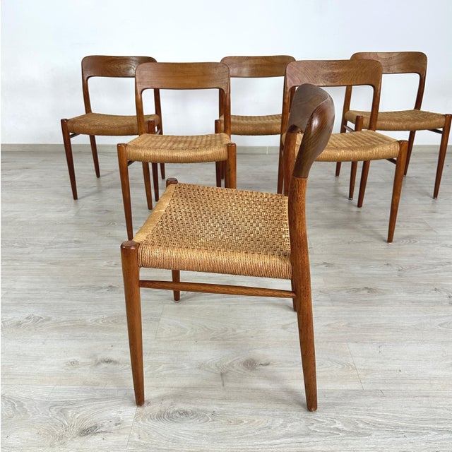 1950s Niels Otto Moller Dining Chairs – Set of 6 For Sale - Image 5 of 9