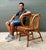 Camel Vintage 1940s Danish Tove Kindt Larsen for Robert Wengler Stick Rattan Lounge Chairs - A Pair For Sale - Image 8 of 12