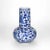Asian Antique Asian Blue & White Porcelain Bottle Vase, Signed Circa 1930 For Sale - Image 3 of 7