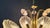 Vintage Italian Glass and Brass Chandelier, 1970s For Sale - Image 3 of 17