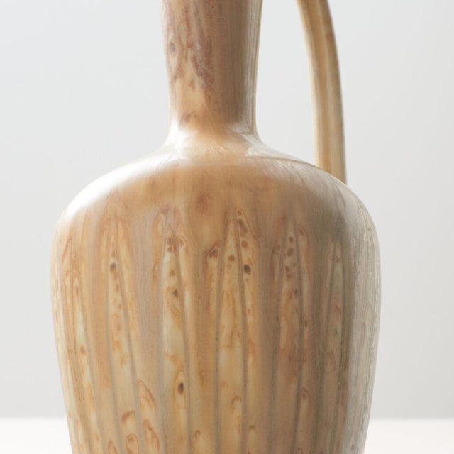 1960s Small Pitcher in beige by Gunnar Nylund For Sale - Image 5 of 7