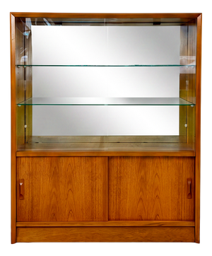 Teak Glazed Display Cabinet by Herbert Gibbs, 1960s