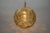 Metal Yellow Murano Glass Ball Pendant Lamp from Doria Leuchten, 1960s For Sale - Image 7 of 9